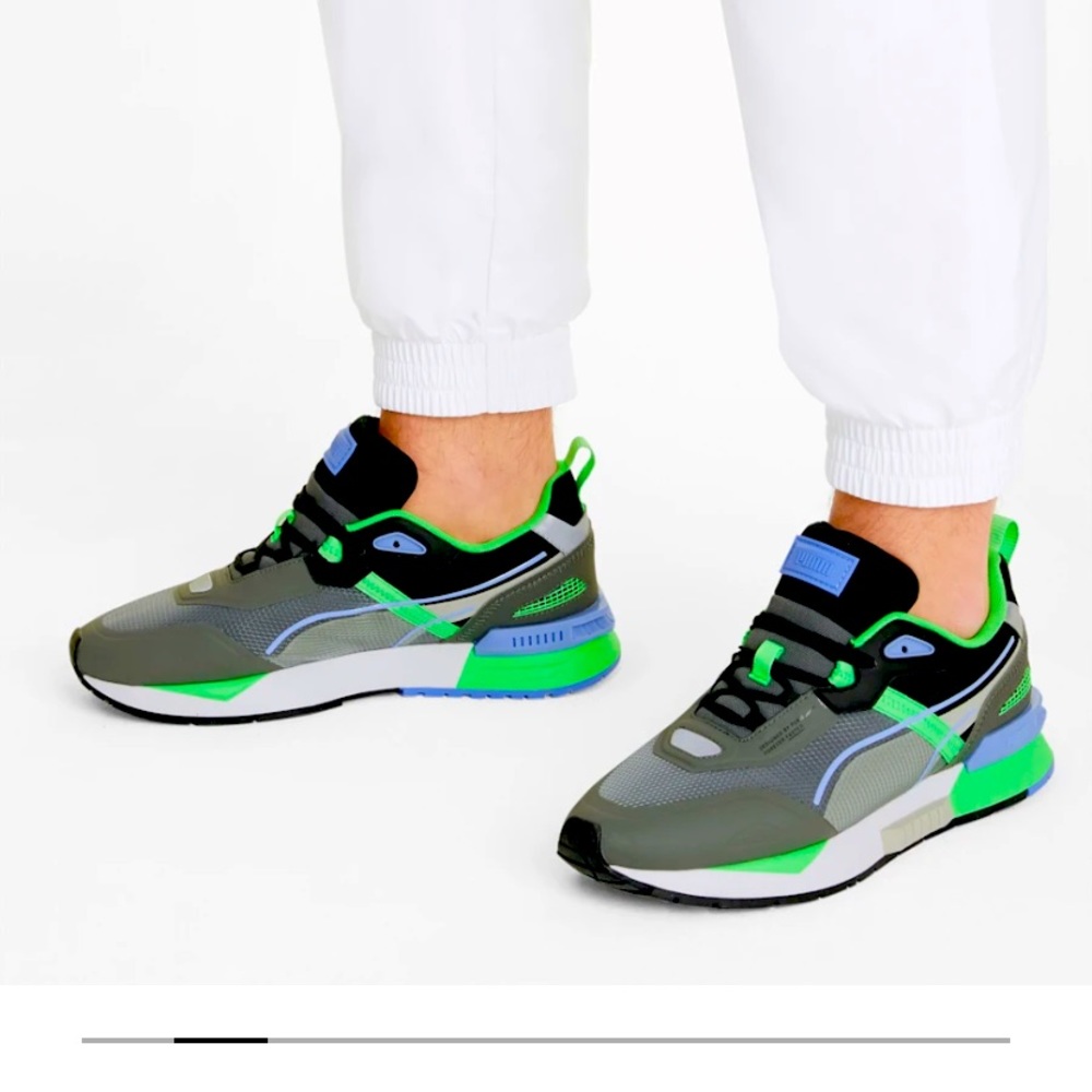 Puma Mirage Tech Jr Castlerock-Elektro Green 🤗😉